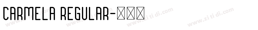 carmela regular字体转换